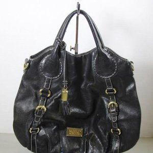 Badgley Mischka‎ Women`s Black Leather Shoulder Bag